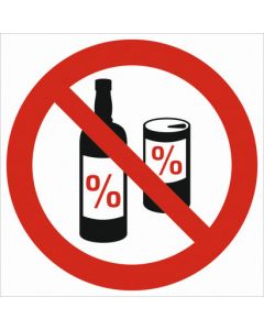 Zakaz spożywania alkoholu  