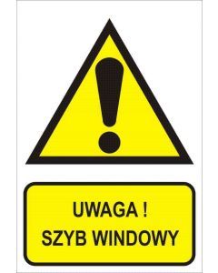 Uwaga! Szyb windowy 